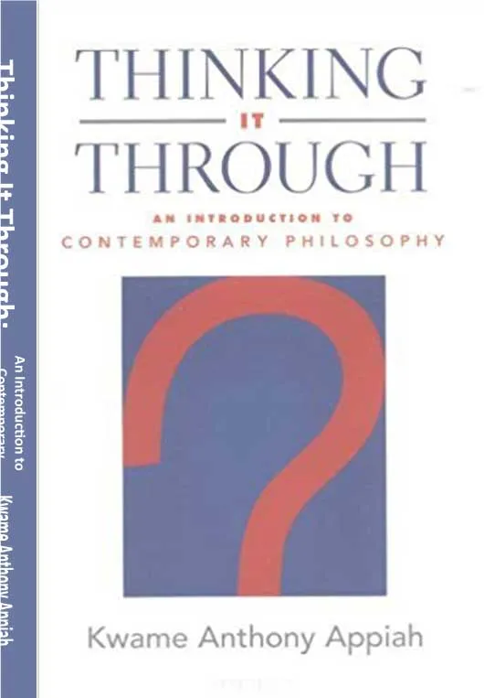 Thinking It Through by Kwame Anthony Appiah.webp