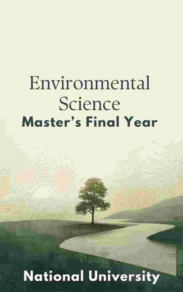 Environmental Science - Master's Final Year, NU.webp