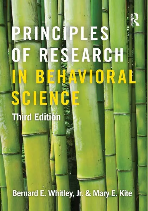 Principles of Research in Behavioral Science by Bernard E. Whitley.webp