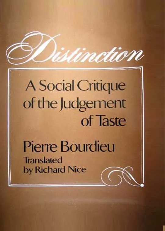 Distinction by Richard Nice