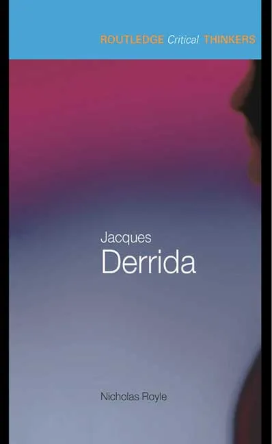 Jacques Derrida by Nicholas Royle