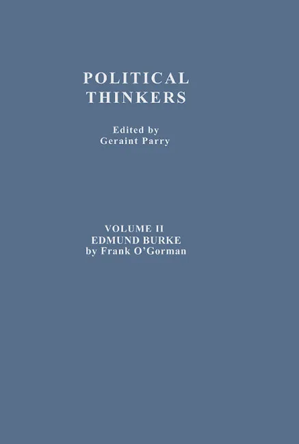 Political Thinkers by Geraint Parry