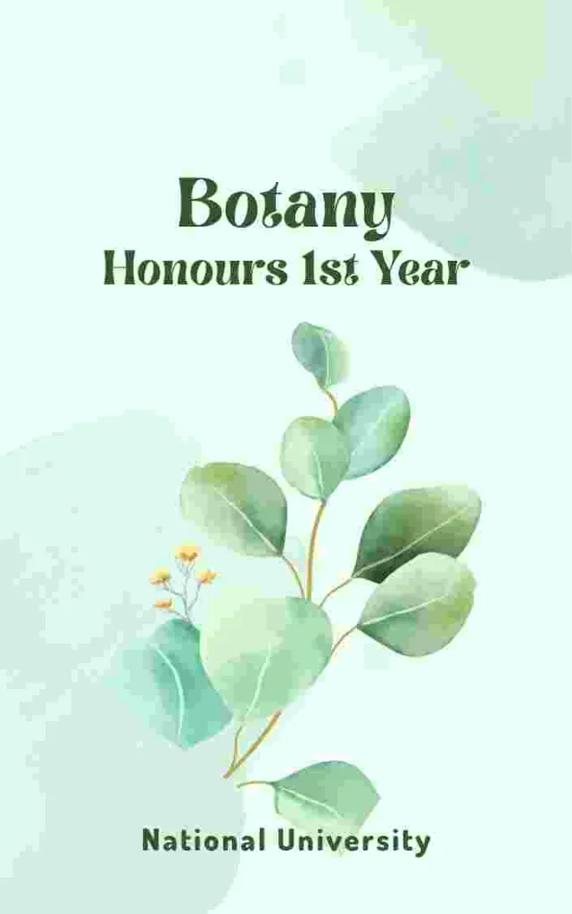 Botany - Honours 1st Year, NU