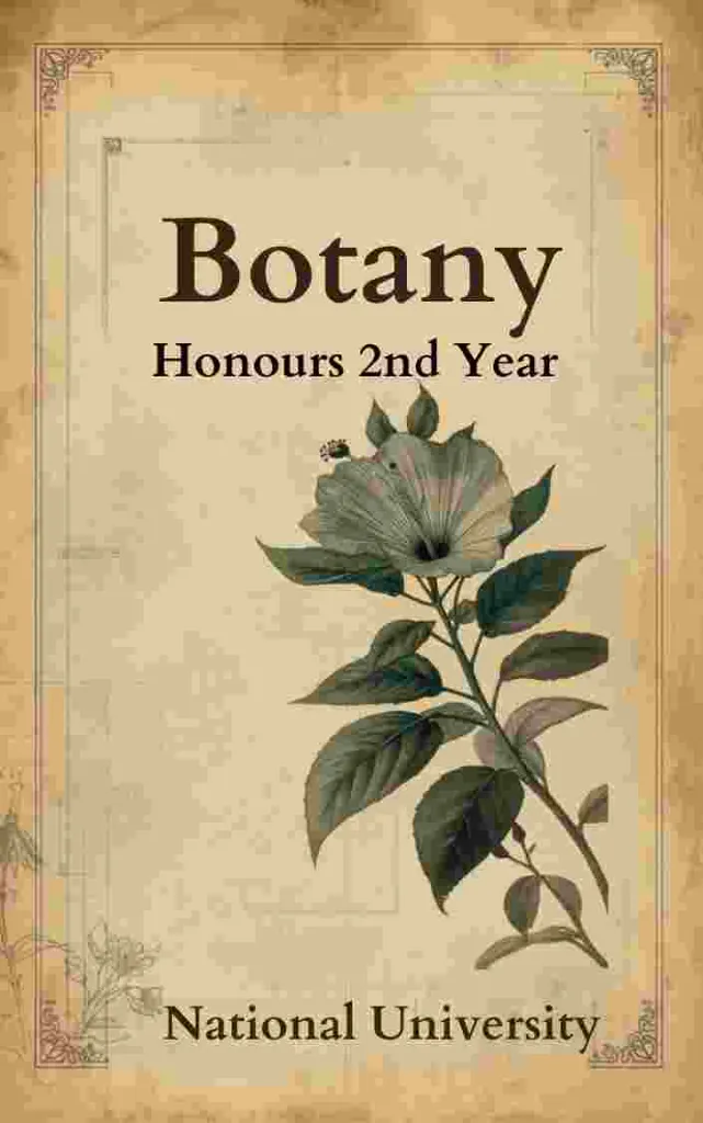 Botany - Honours 2nd Year, NU