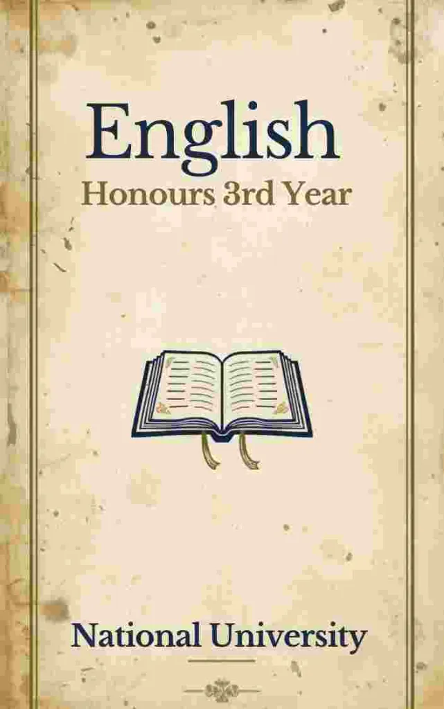 English - Honours 3rd Year, NU