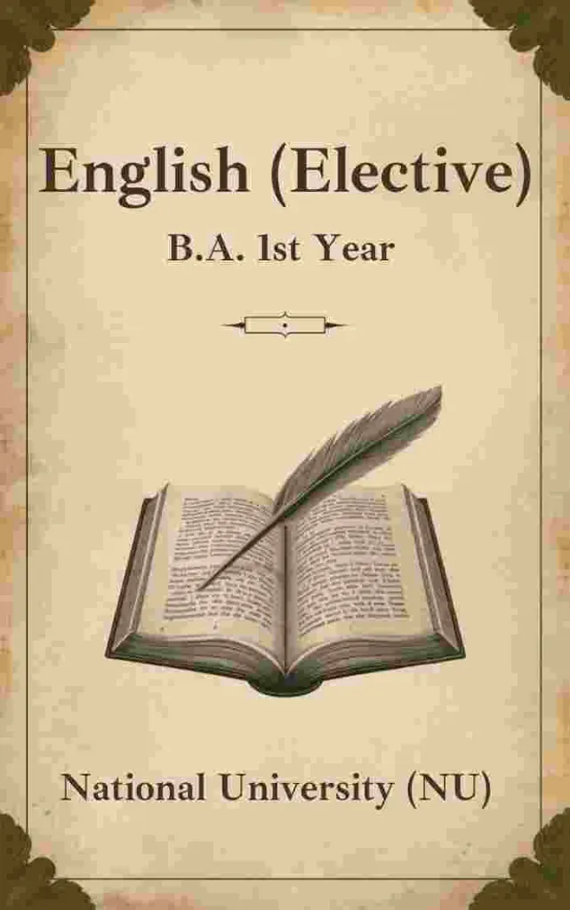 English (Elective) - B.A. 1st Year, NU
